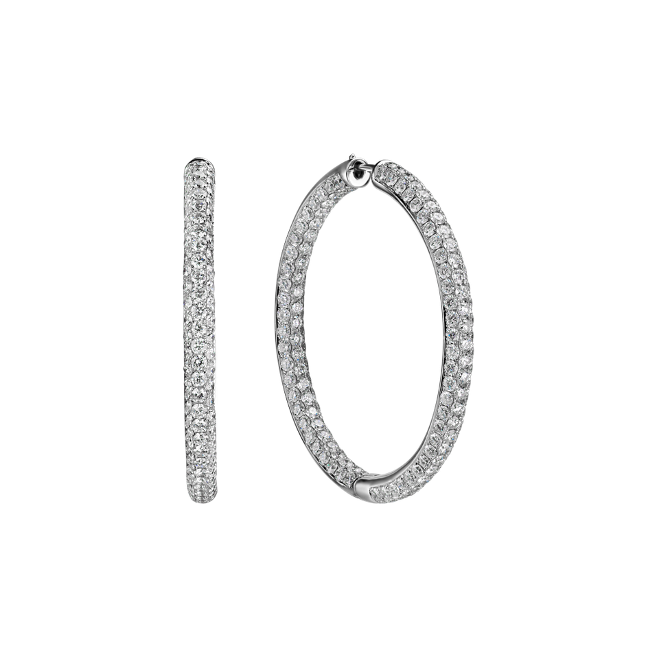 Diamond earrings Midnight Shine