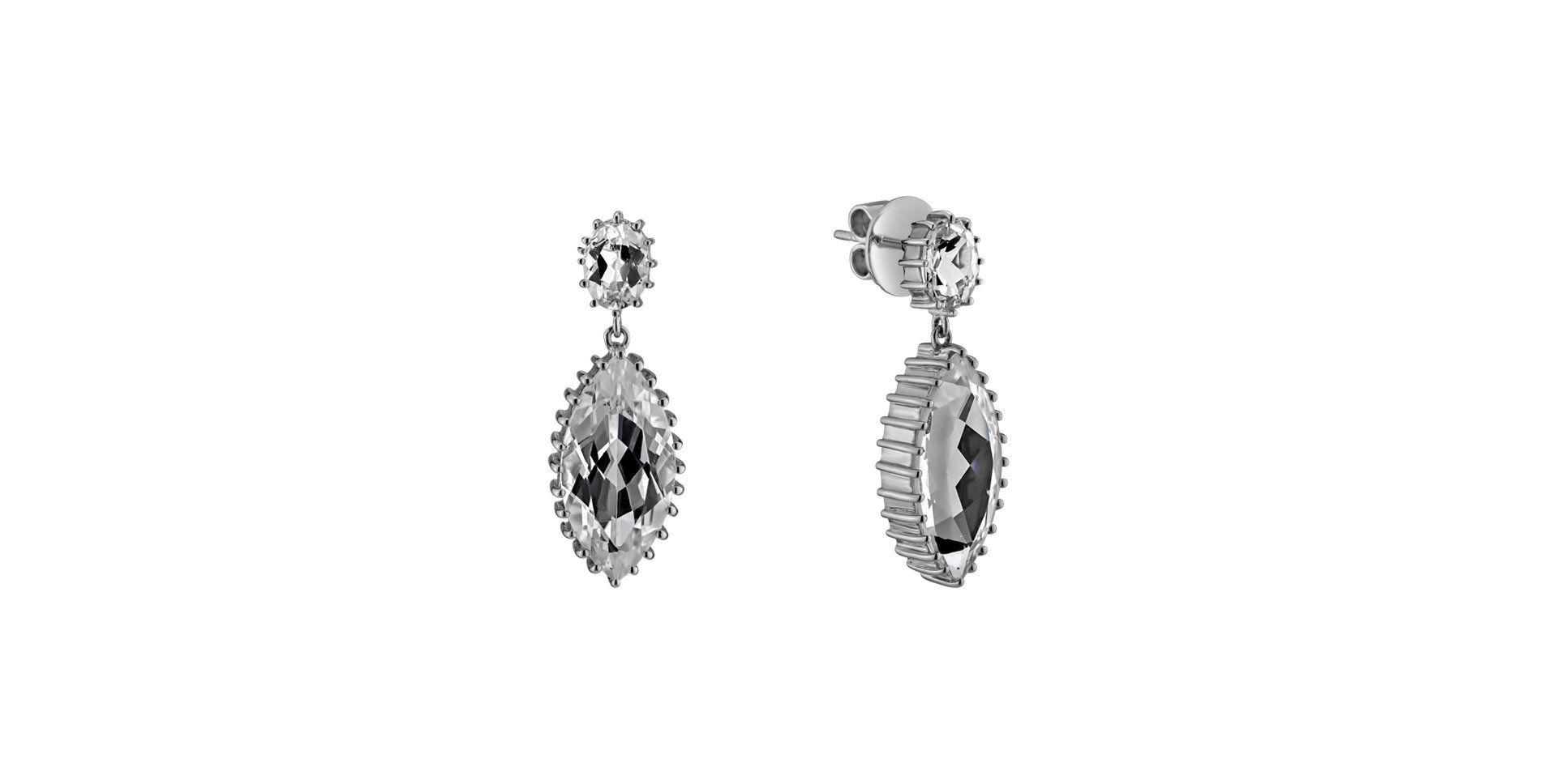 Earrings with Topaz Overnight Express