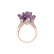 Diamond rings with Amethyst Crazzy One3