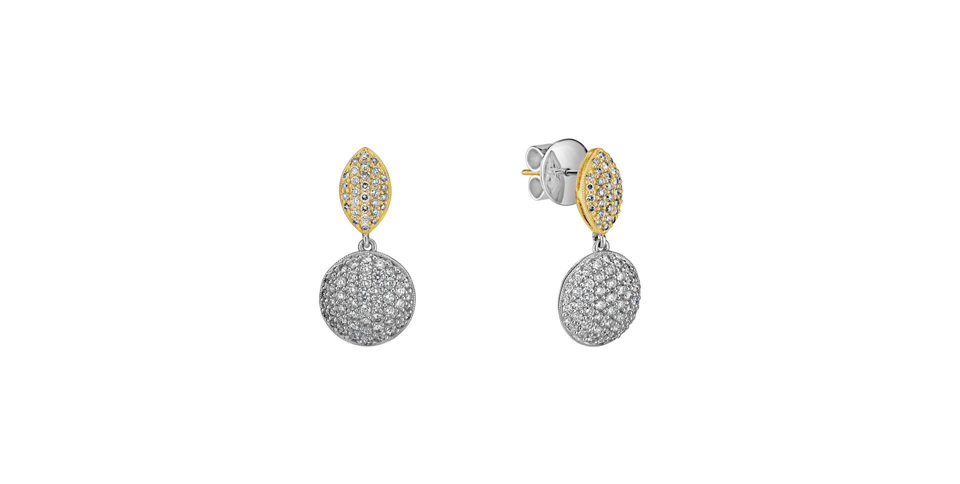 Diamond earrings Ganesh