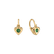 Children's earrings with Emerald Eternal Love3