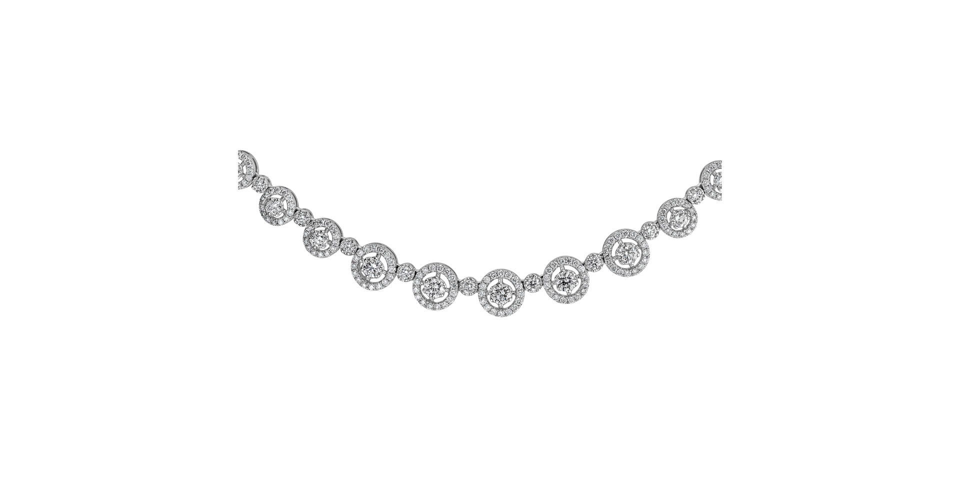 Diamond necklace Charming Circle of Hope