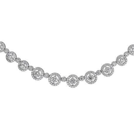 Diamond necklace Charming Circle of Hope