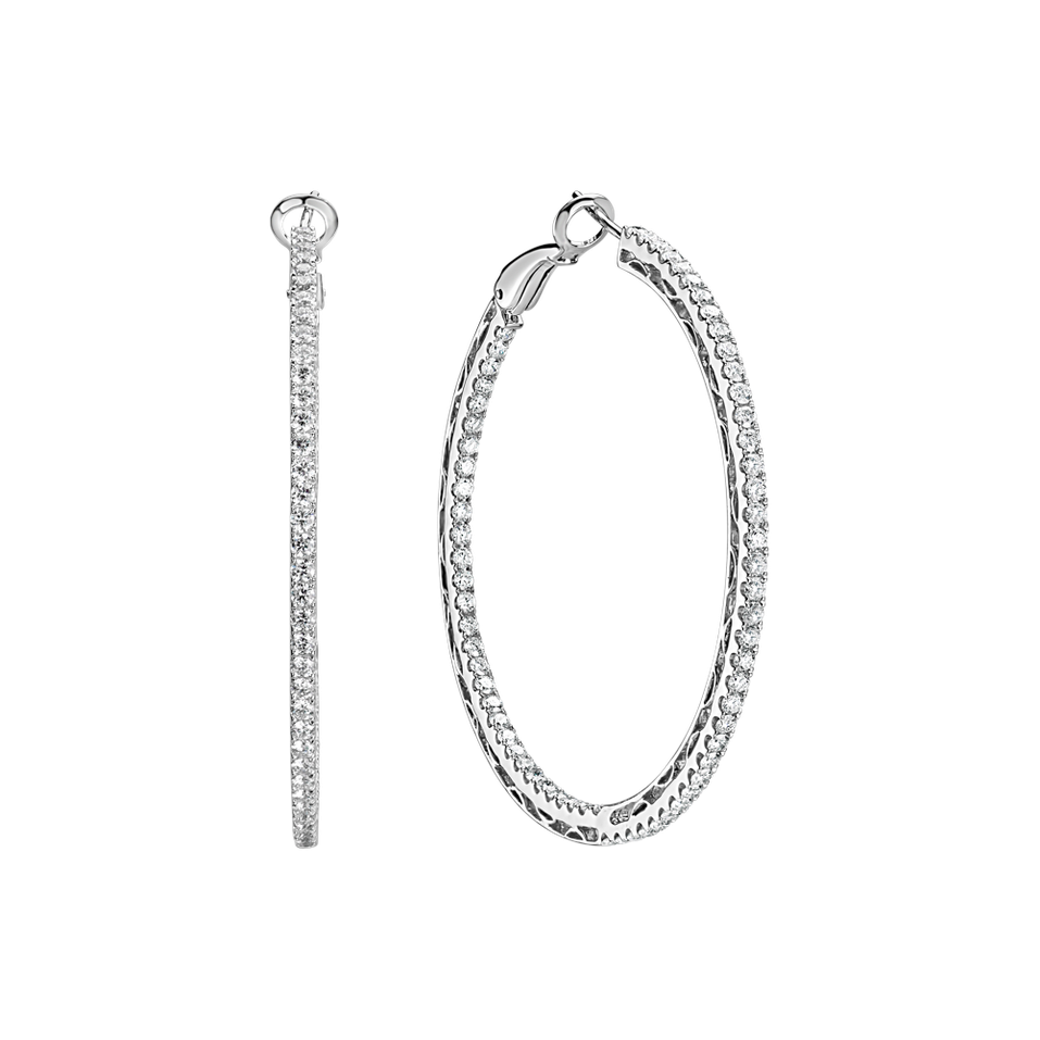 Diamond earrings Glossy Rain