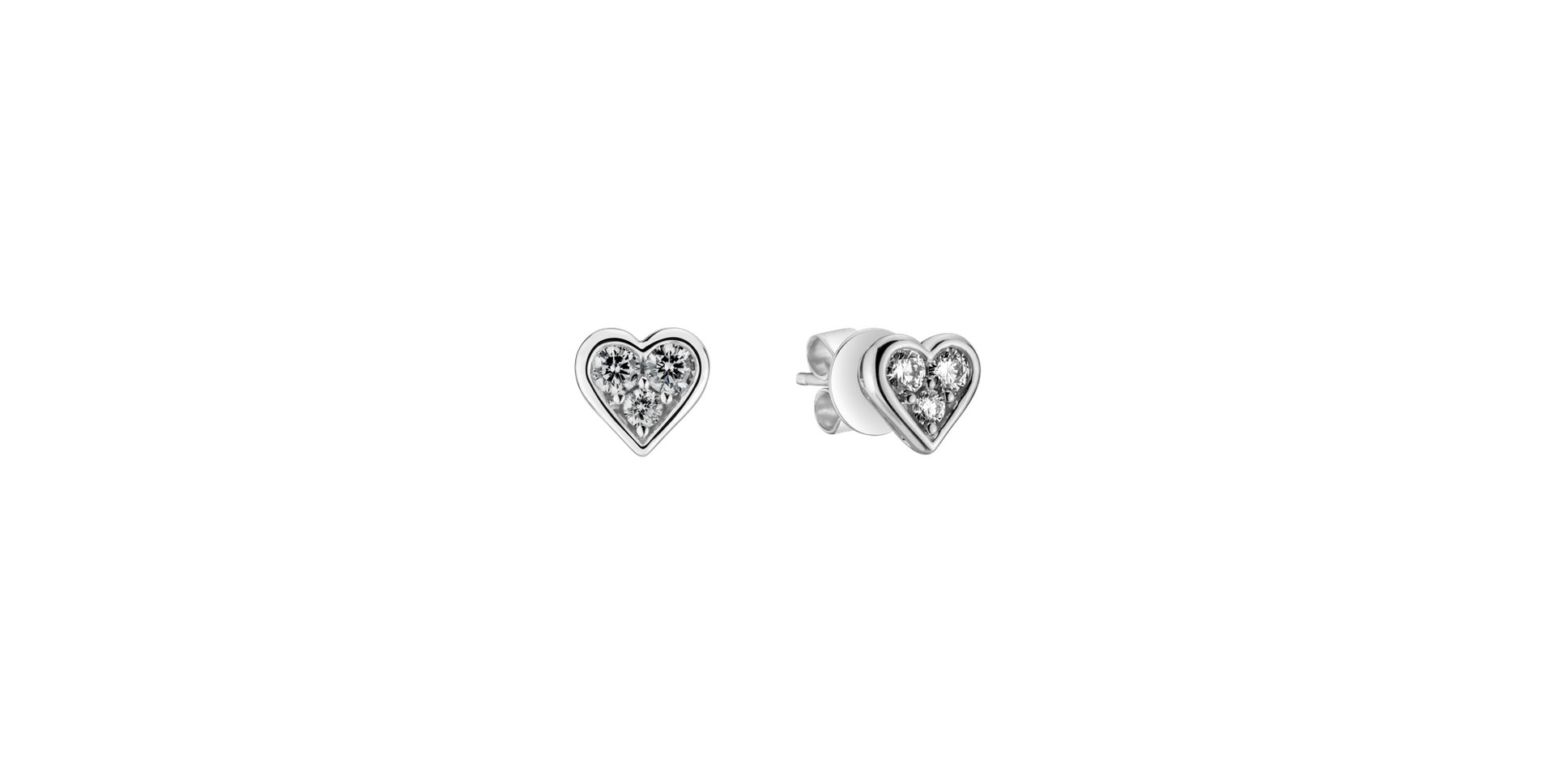 Diamond earrings Tenderness