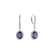 Diamond earrings with Amethyst Strayer3