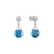 Diamond earrings with Topaz Gianpaola3
