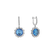 Diamond earrings with Topaz Vera3