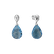 Diamond earrings with Topaz Hanlerore3
