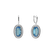 Diamond earrings with Topaz Melissa3