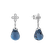 Diamond earrings with Topaz Endless Paradise3