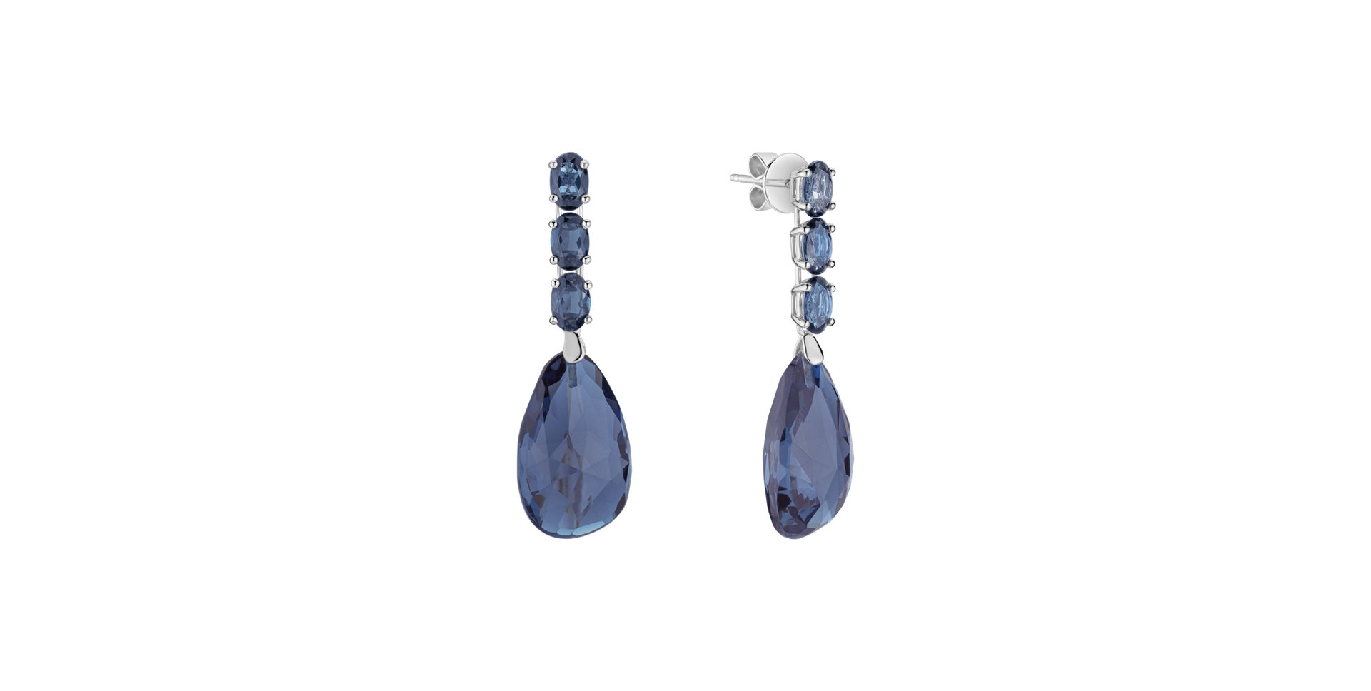 Earrings with Topaz Delfina