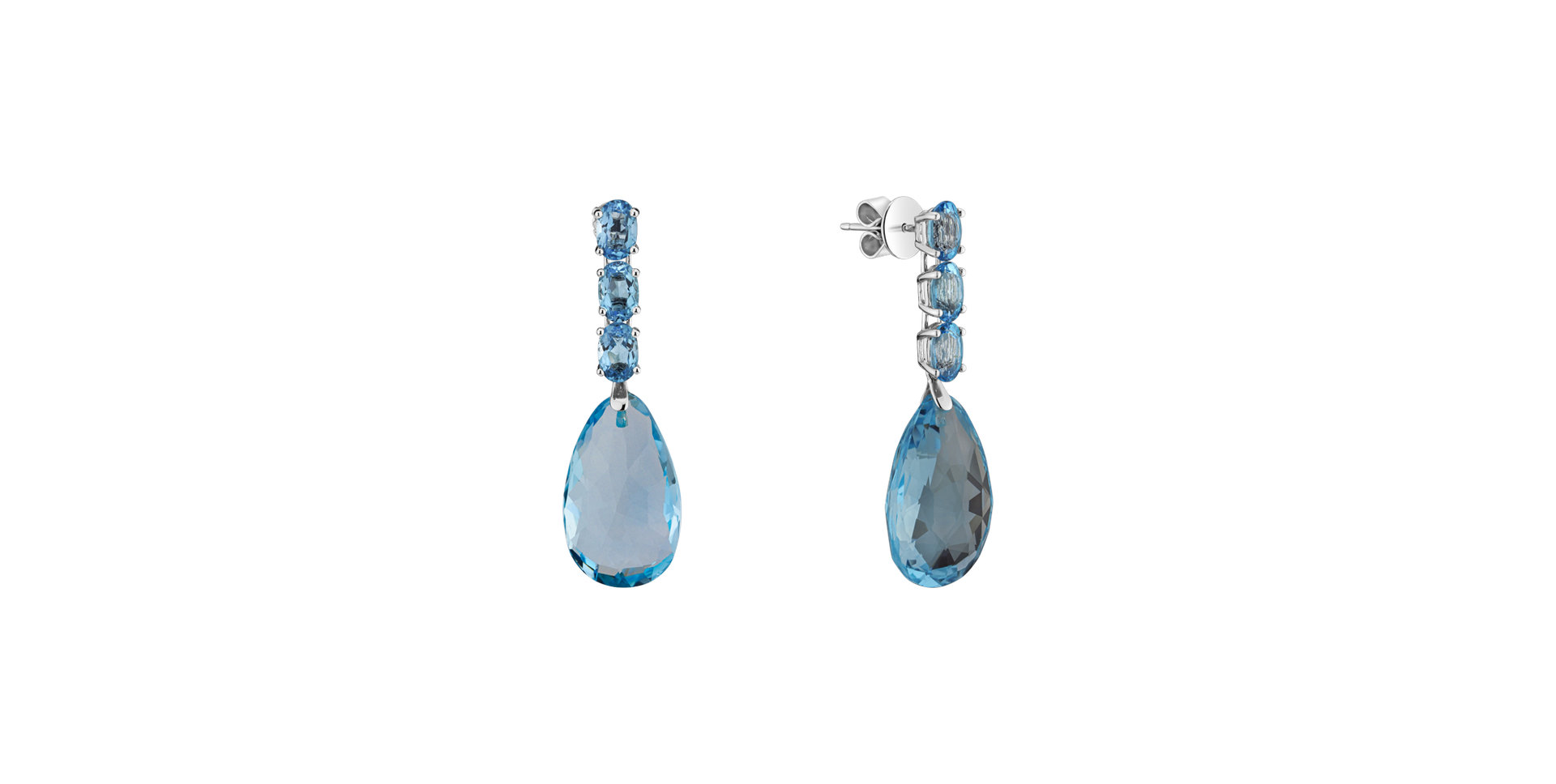 Earrings with Topaz Delfina