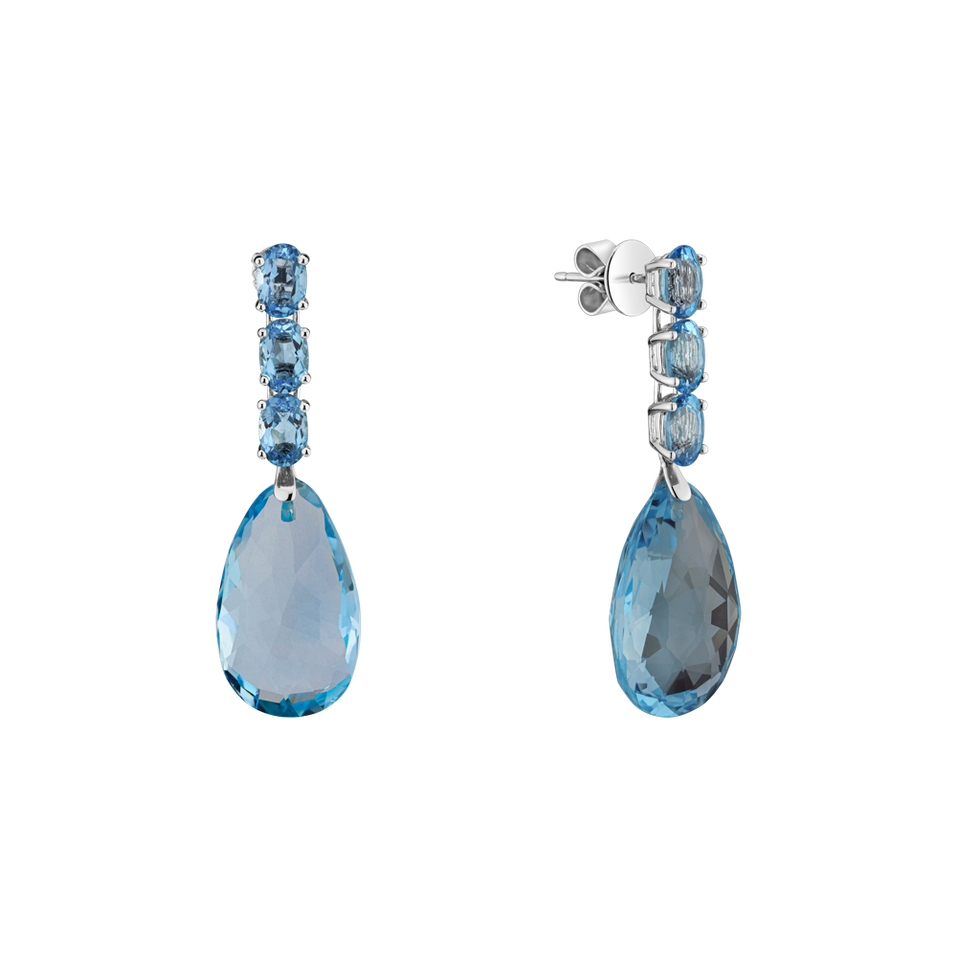 Earrings with Topaz Delfina