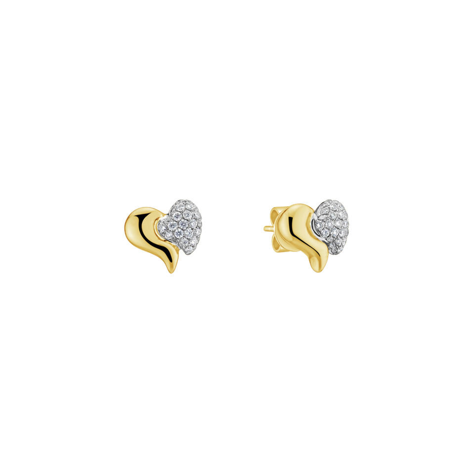 Diamond earrings Brave Heart