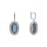 Diamond earrings with Topaz Sabrina Spell3