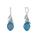Diamond earrings with Topaz Persephone3