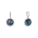 Diamond earrings with Topaz Sally3