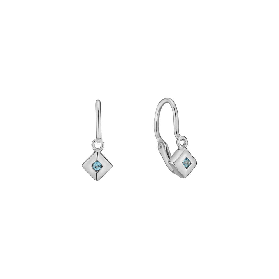Children's earrings with Topaz Baby Fairytale