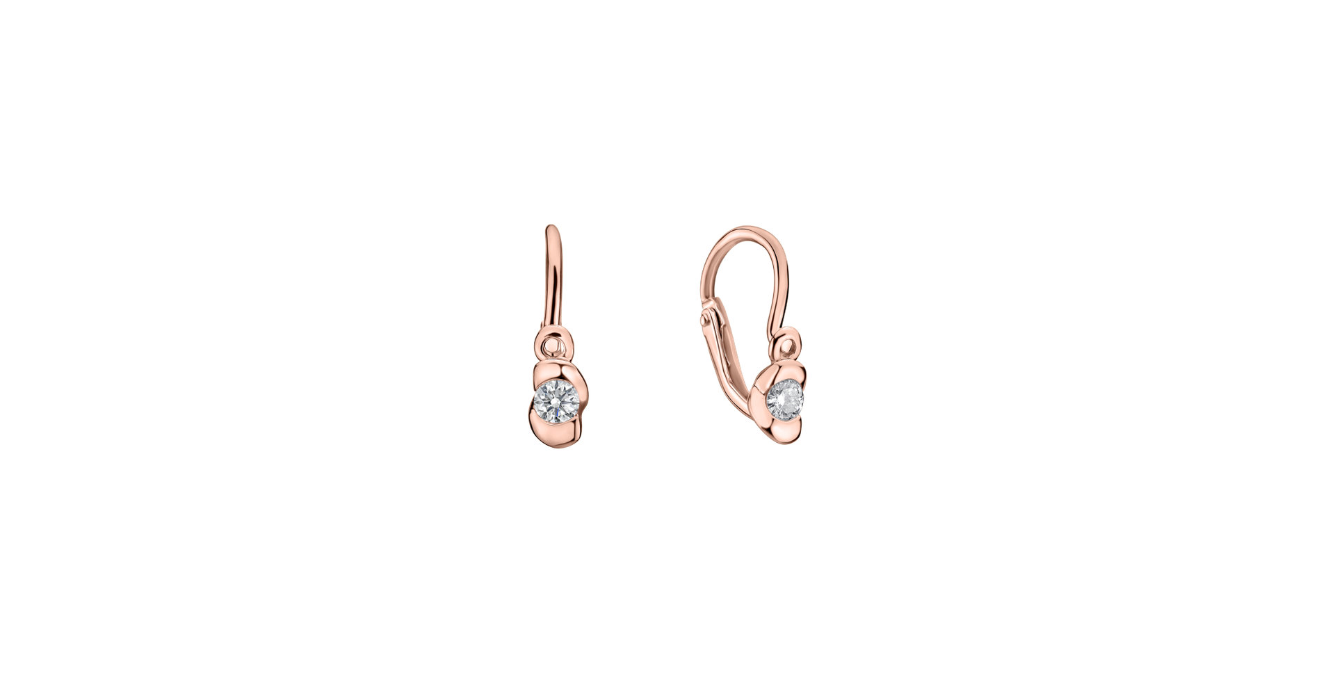 Children's diamond earrings Larita