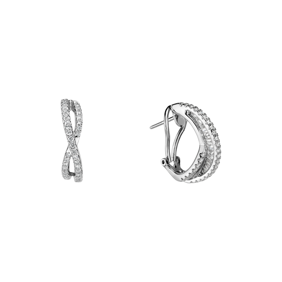 Diamond earrings Eternity Elegance