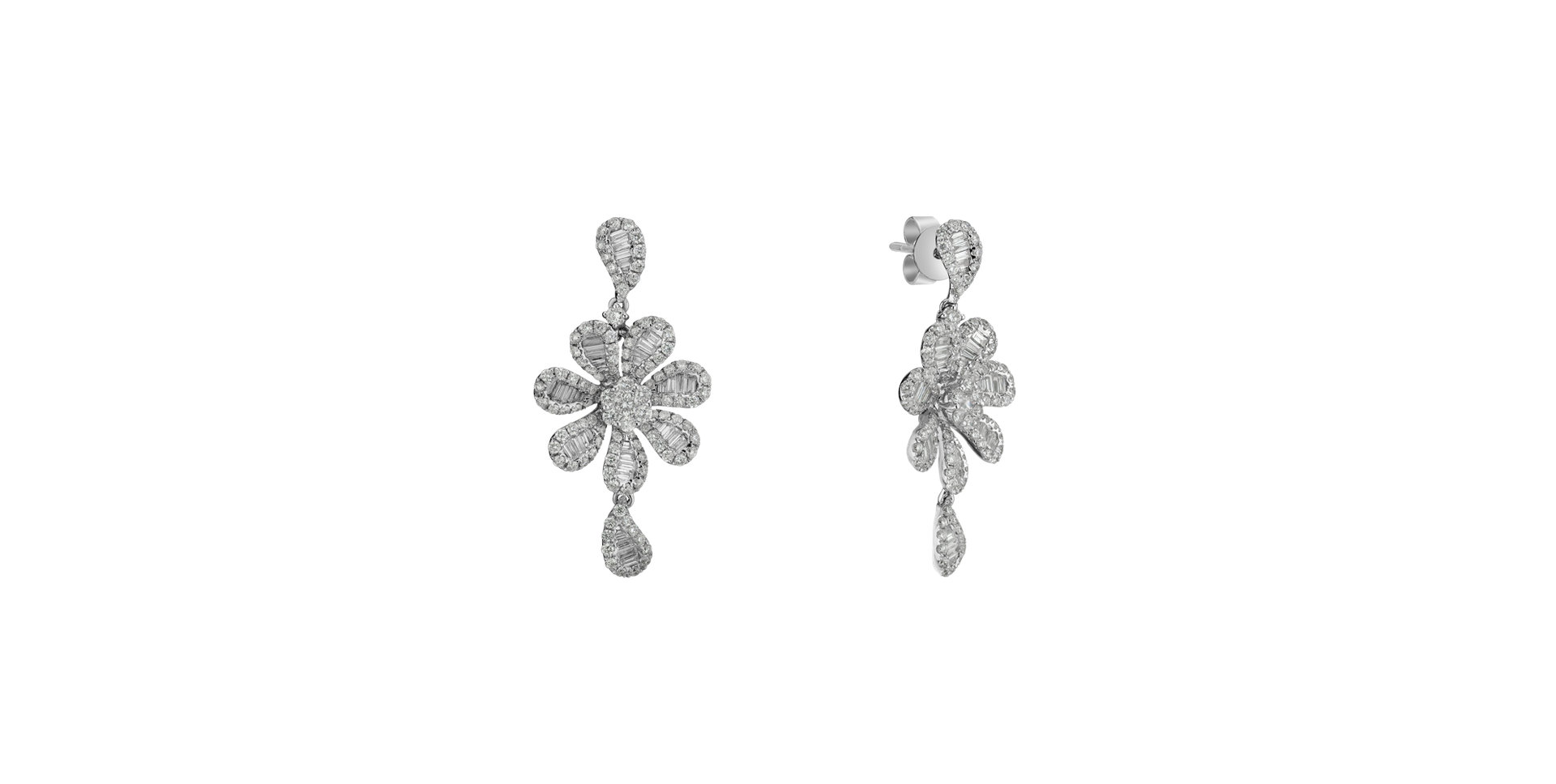Diamond earrings Glamour Magnolia