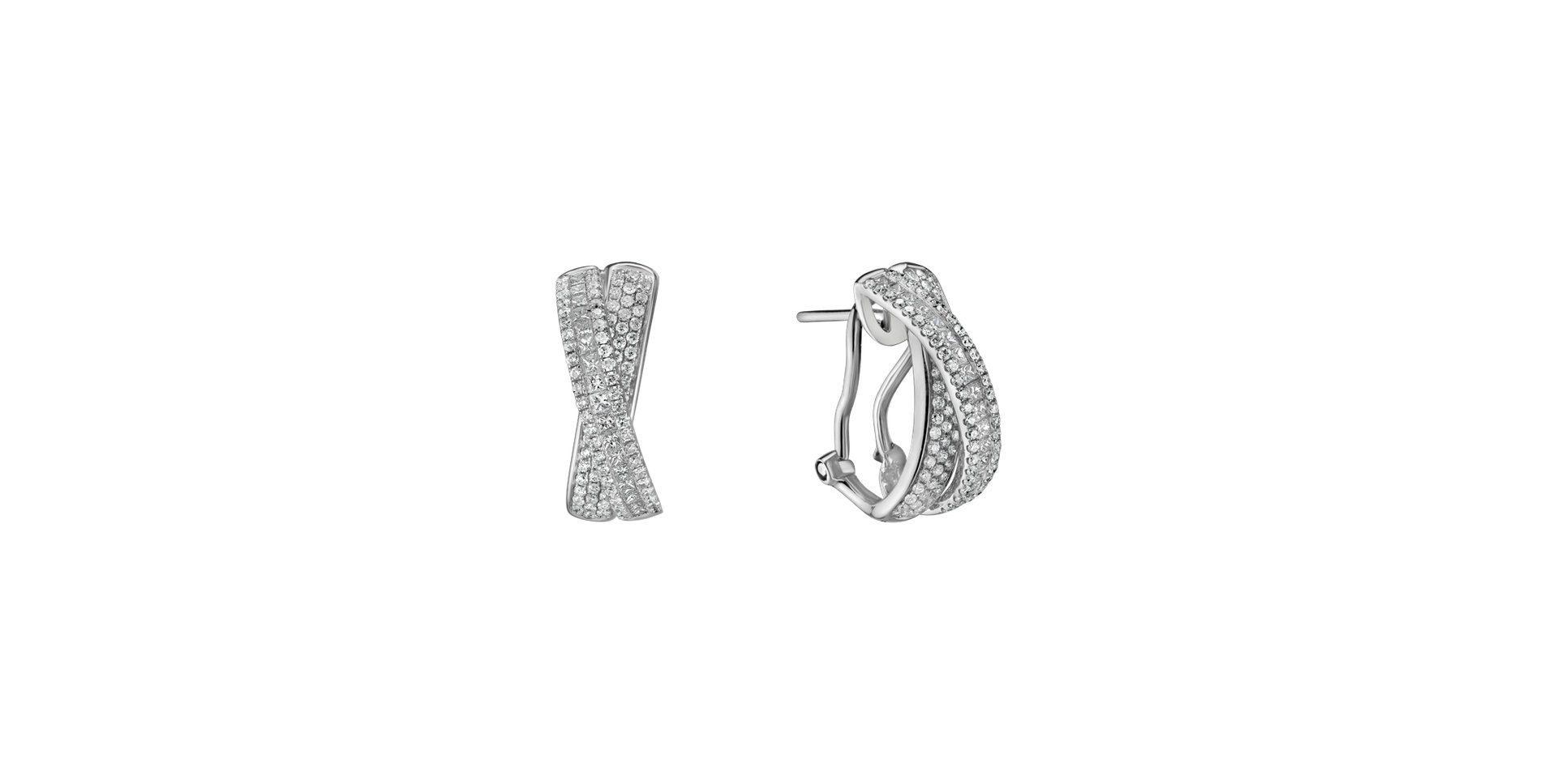Diamond earrings Alma