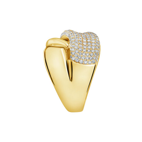 Diamond ring Moon Kiss