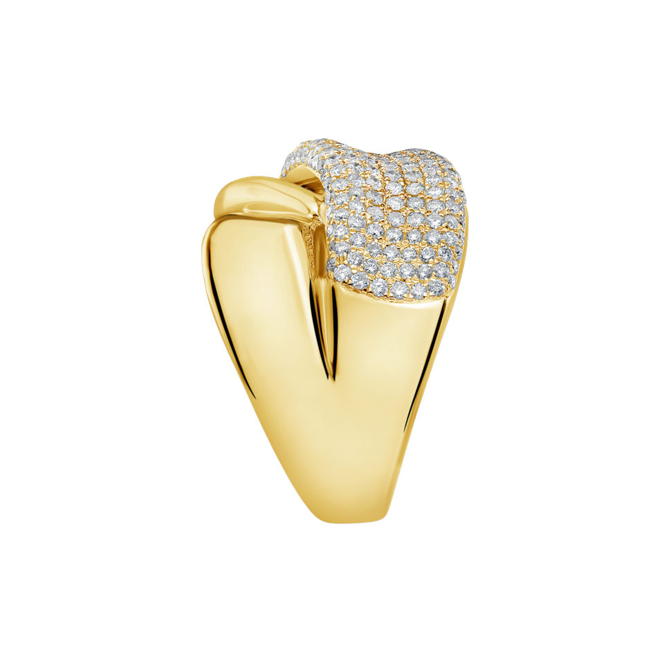 Diamond ring Moon Kiss