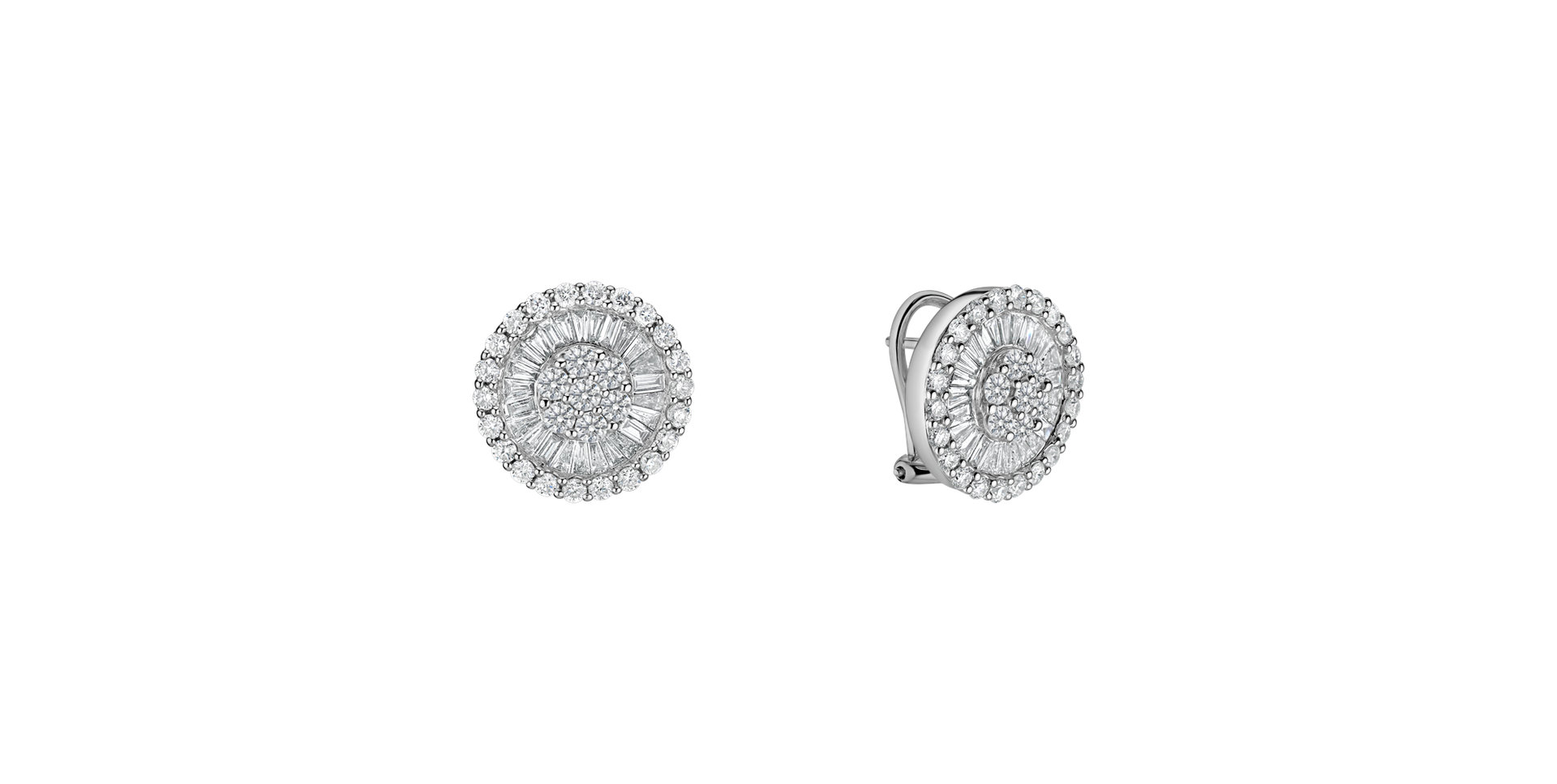 Diamond earrings Iman
