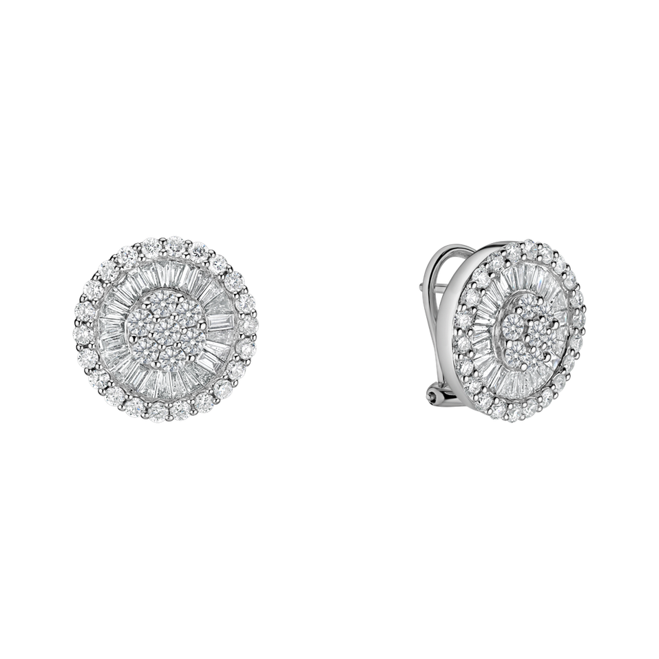 Diamond earrings Iman