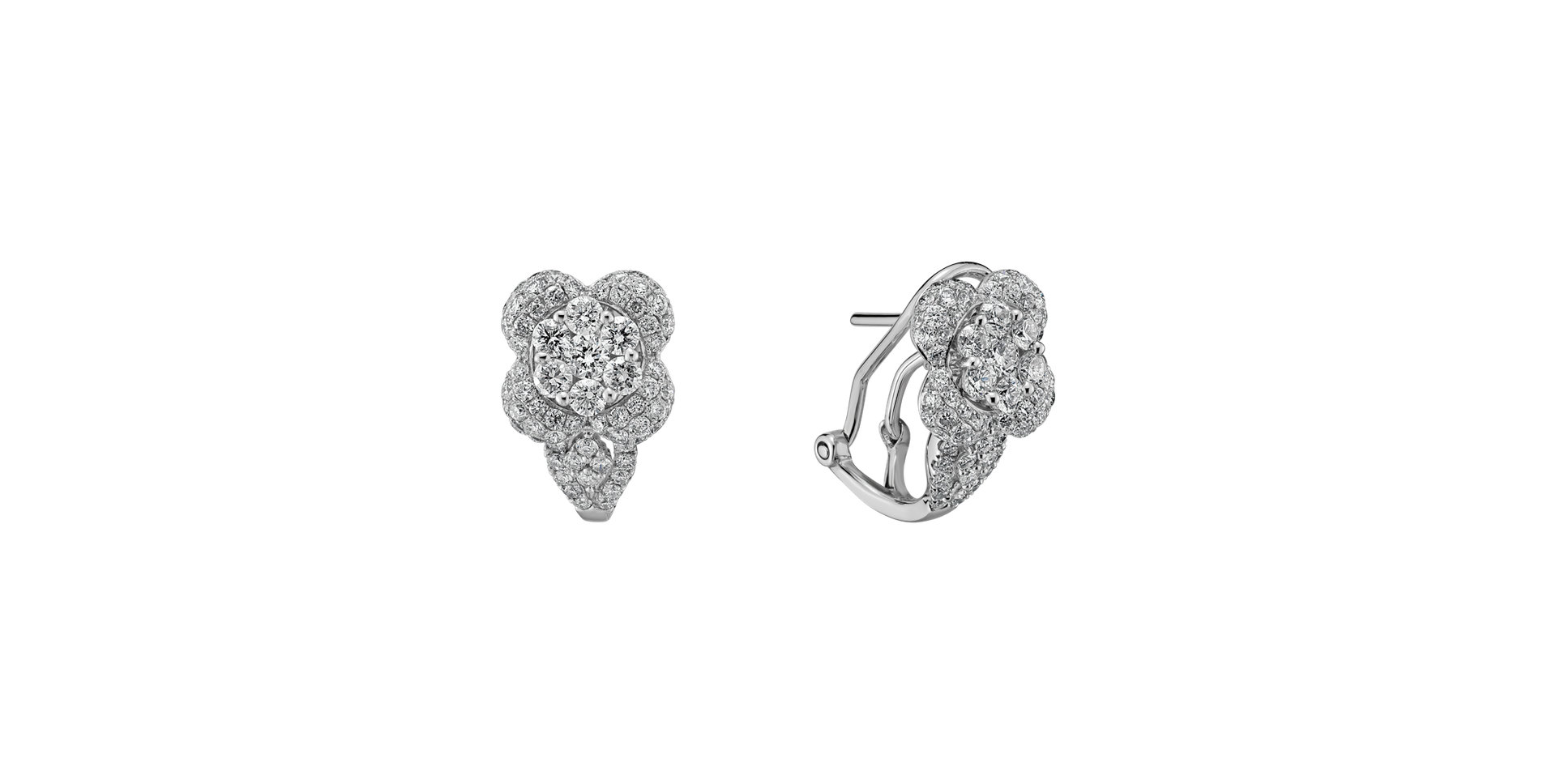 Diamond earrings Sunrise Impression