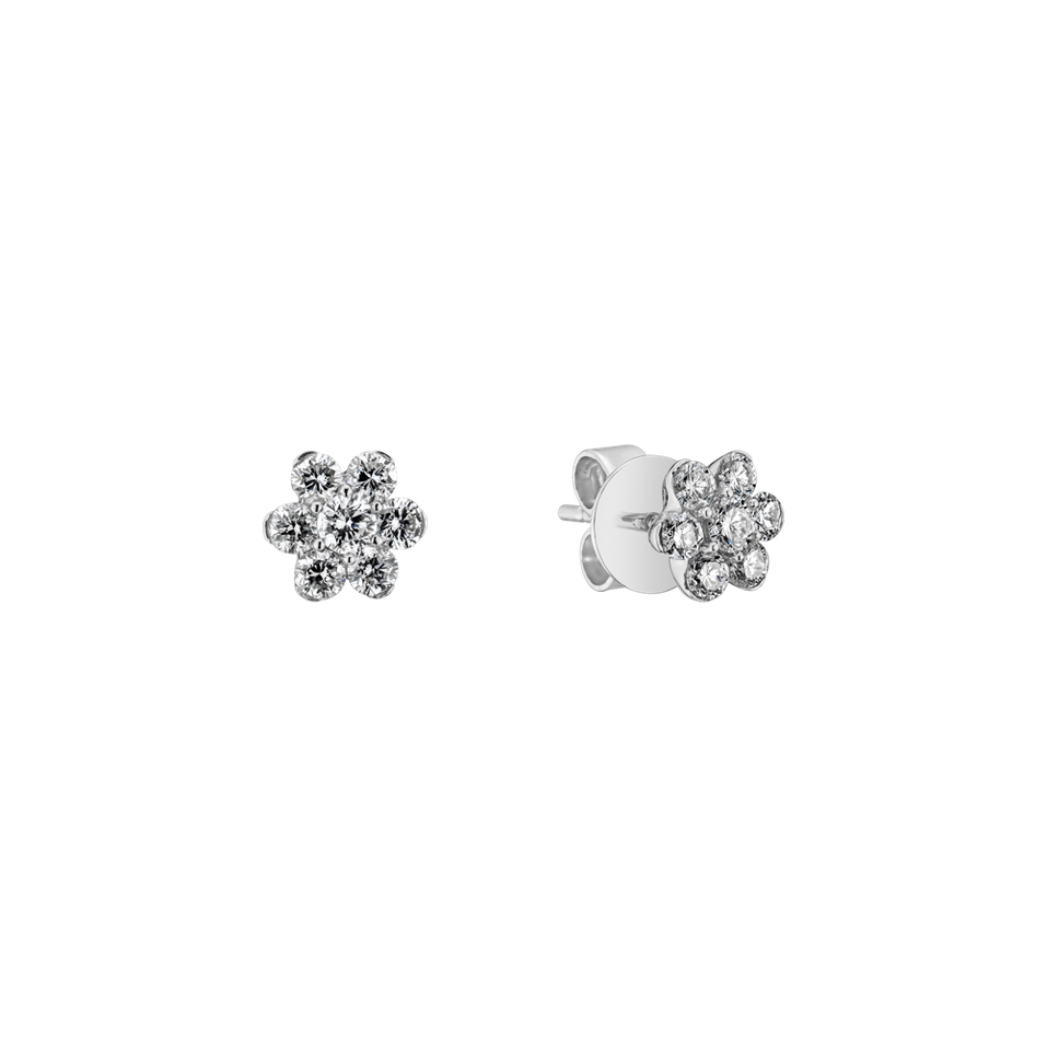 Diamond earrings Little Flower