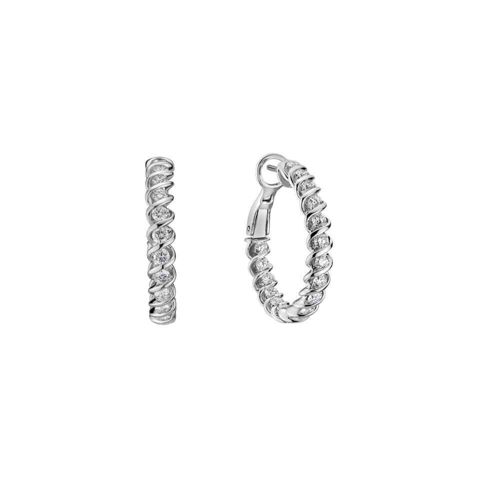 Diamond earrings Fiorella