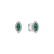 Diamond earrings with Emerald Sign of Desire3