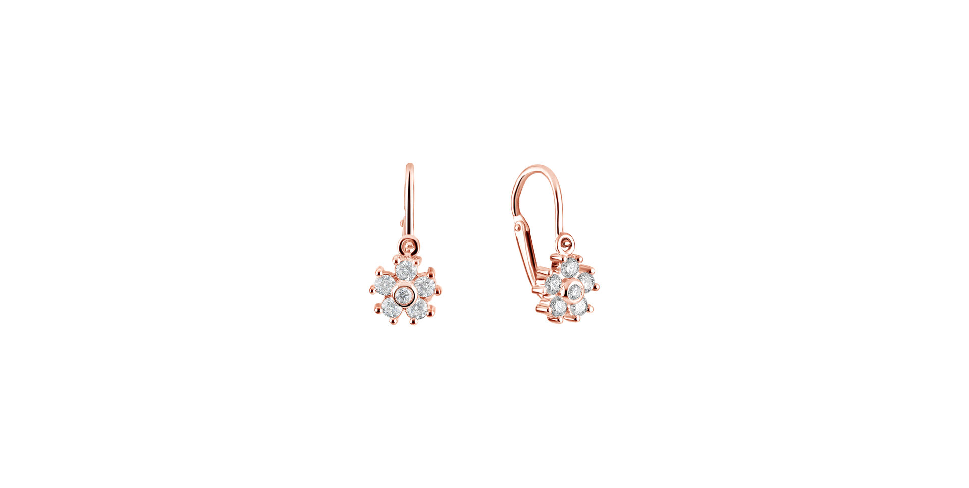 Children's diamond earrings Diamond Emotion