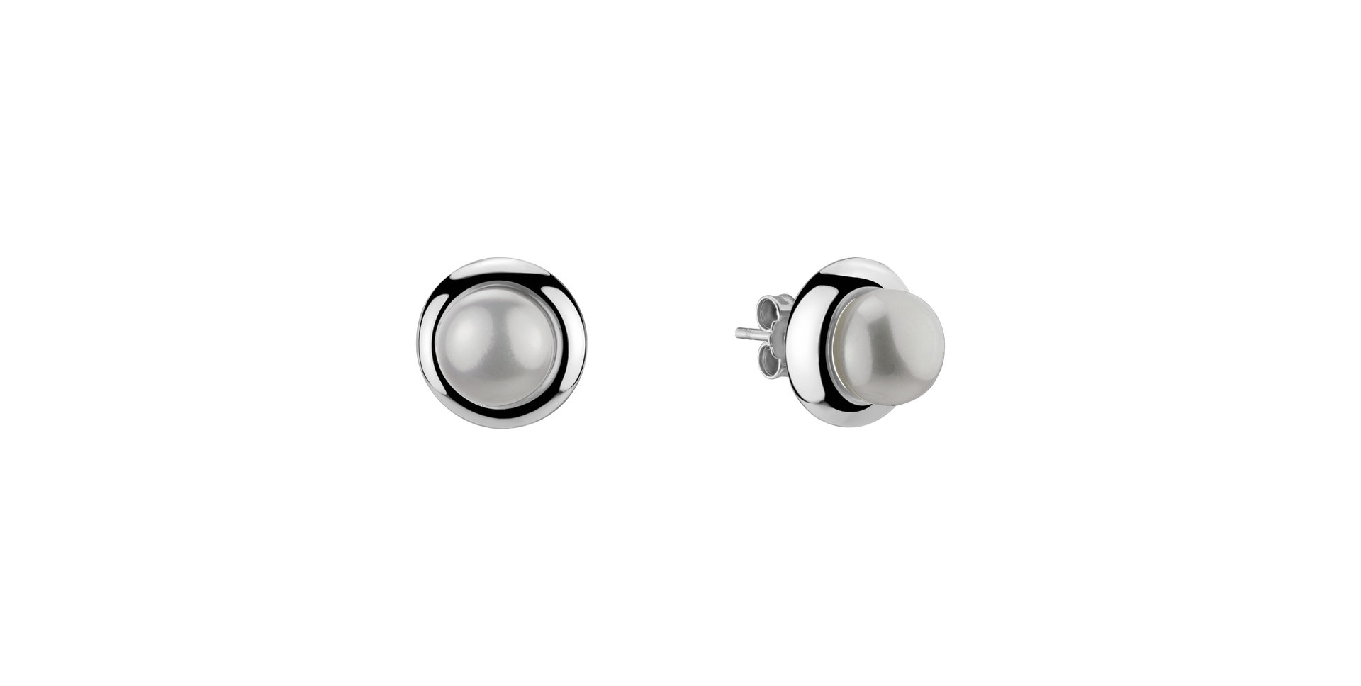 Earrings with Pearl Pearly Daylight