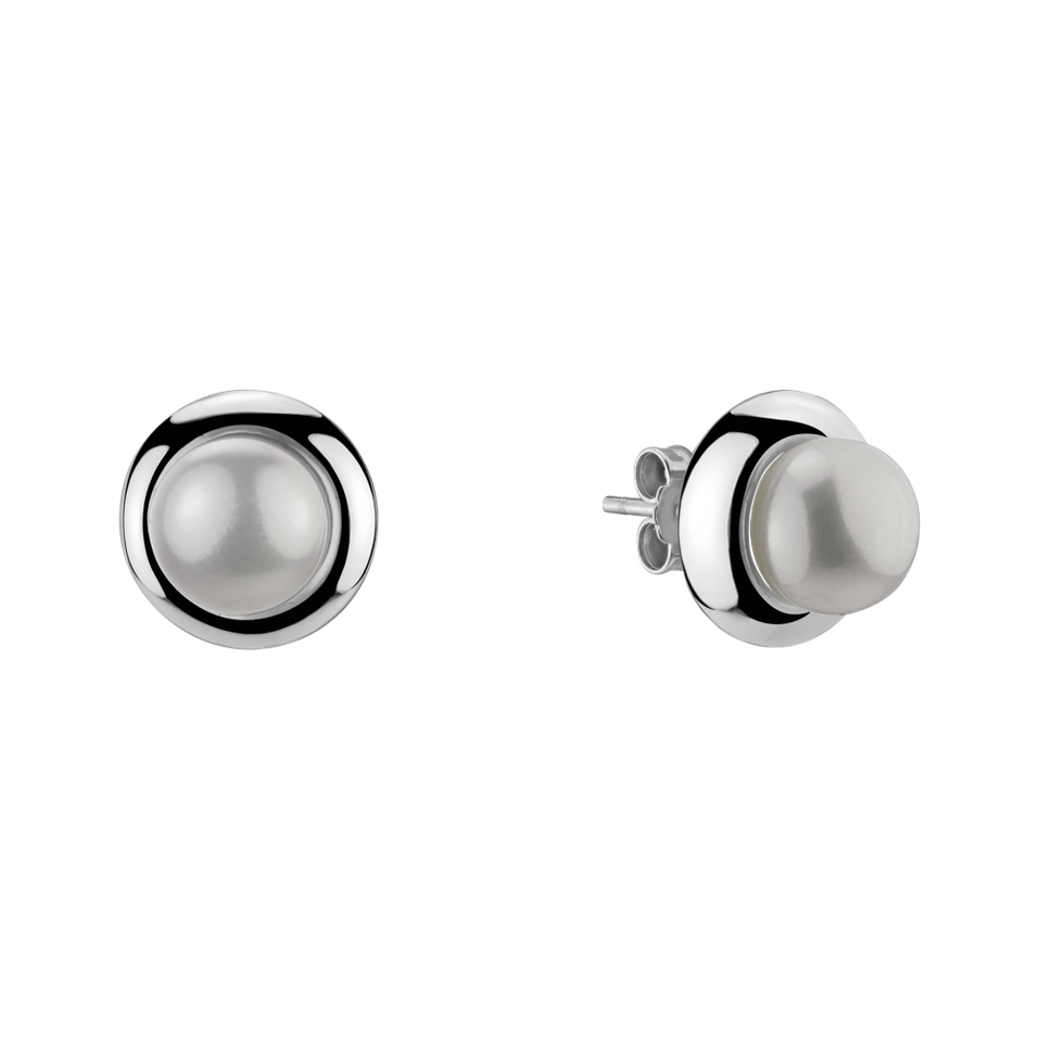 Earrings with Pearl Pearly Daylight