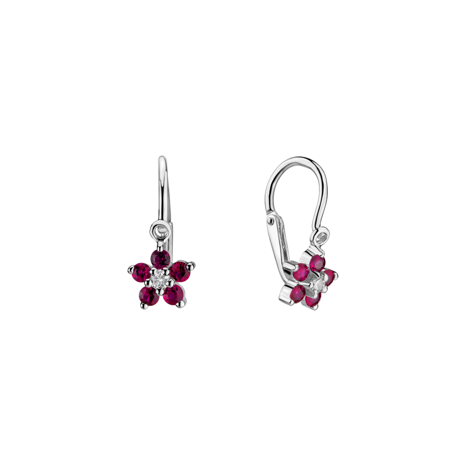 Children's diamond earrings and Ruby Lovely