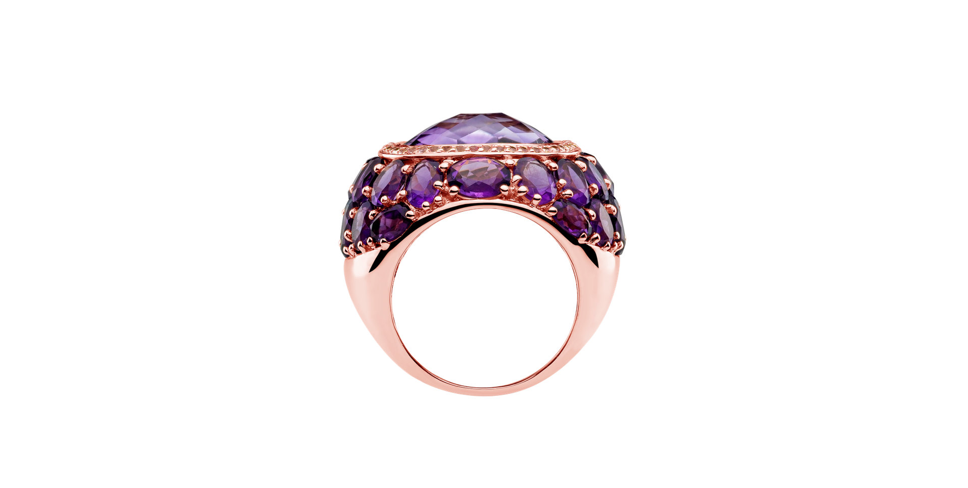 Ring with Amethyst Majesty Passion