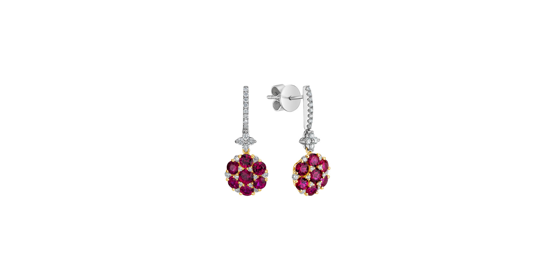 Diamond earrings and Ruby Latonya