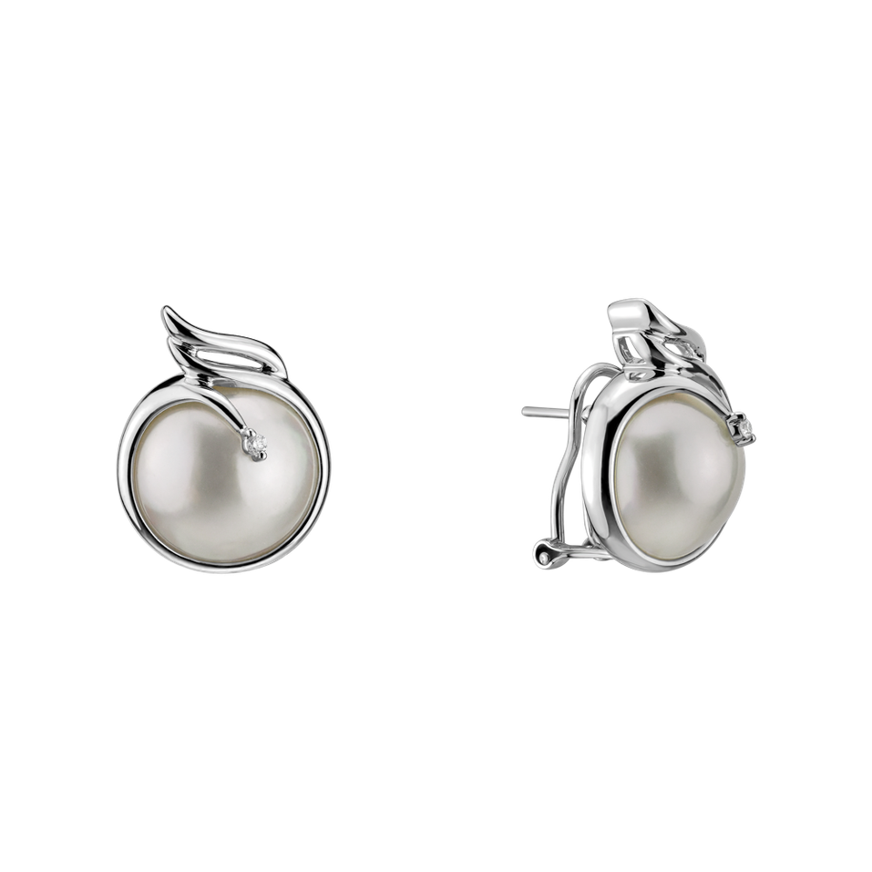 Earrings with Pearl diamonds Phaethon