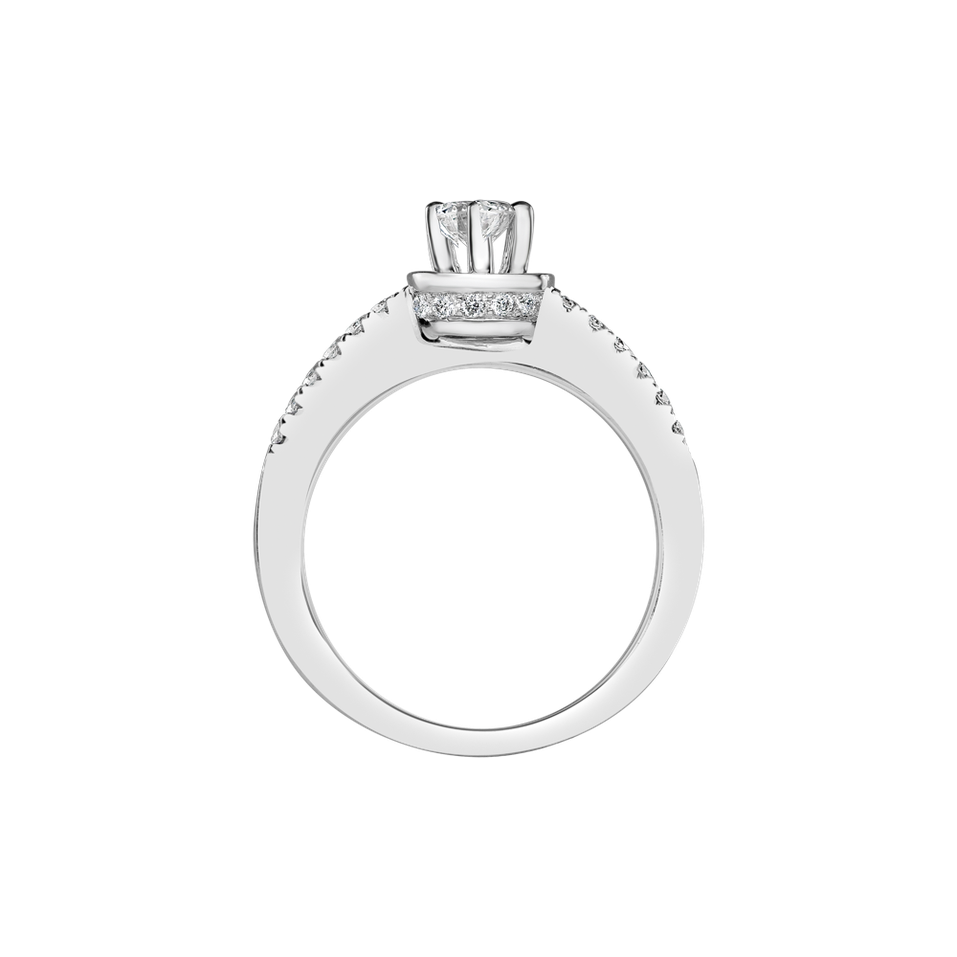 Diamond ring Crystal Lune