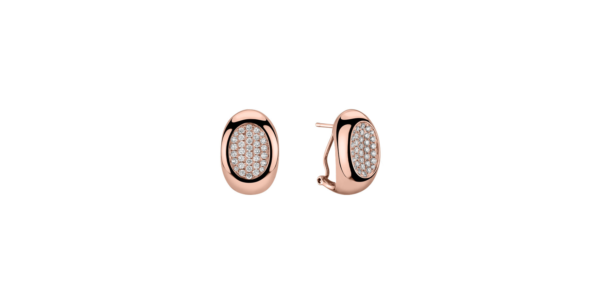 Diamond earrings Magnetizing