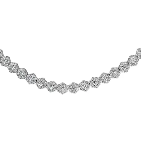 Diamond necklace Meadow Raindrops