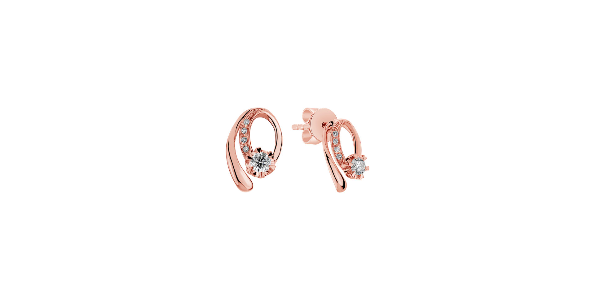 Diamond earrings Mellifluous Duet