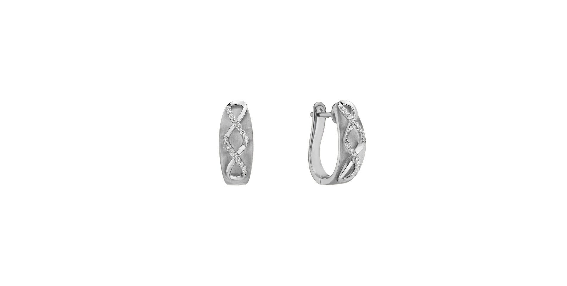 Diamond earrings Serene Illusion