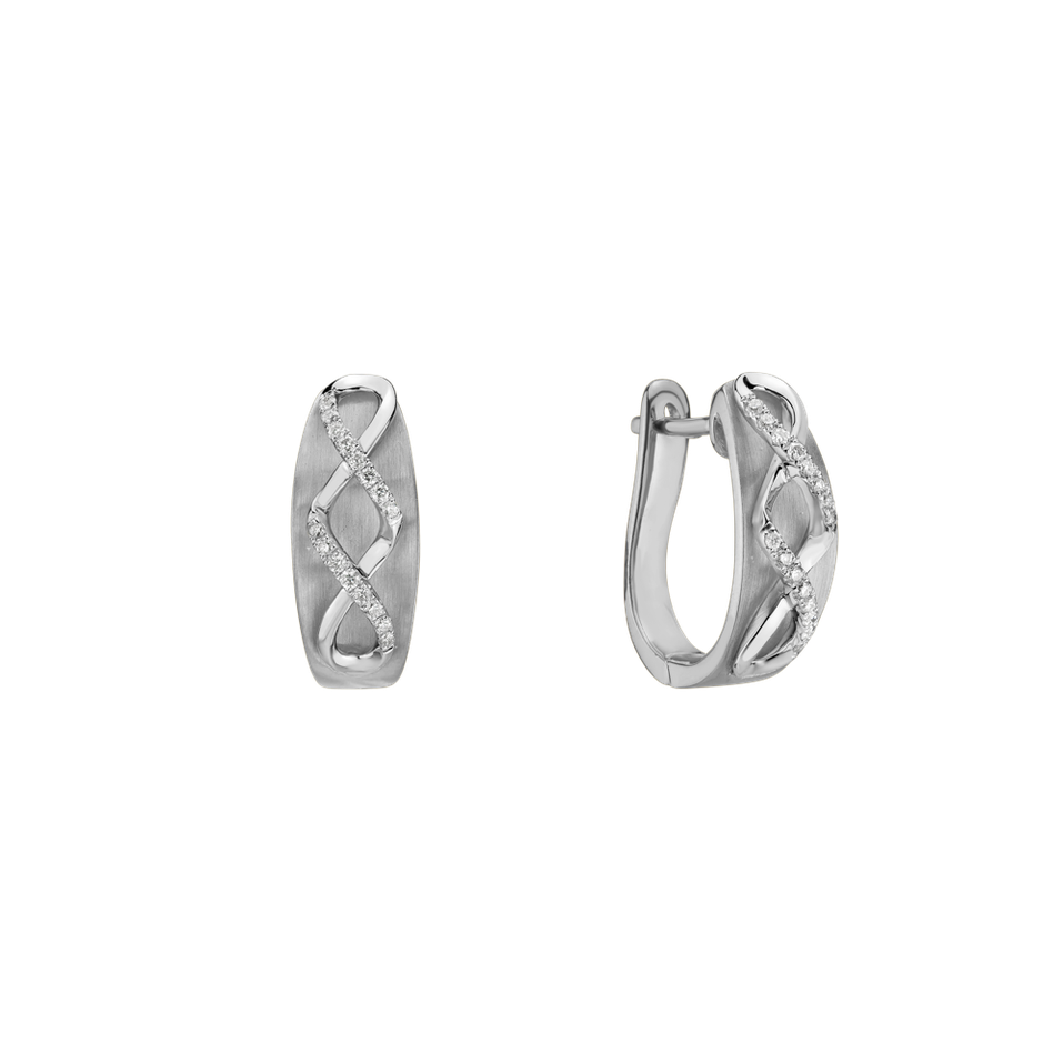 Diamond earrings Serene Illusion