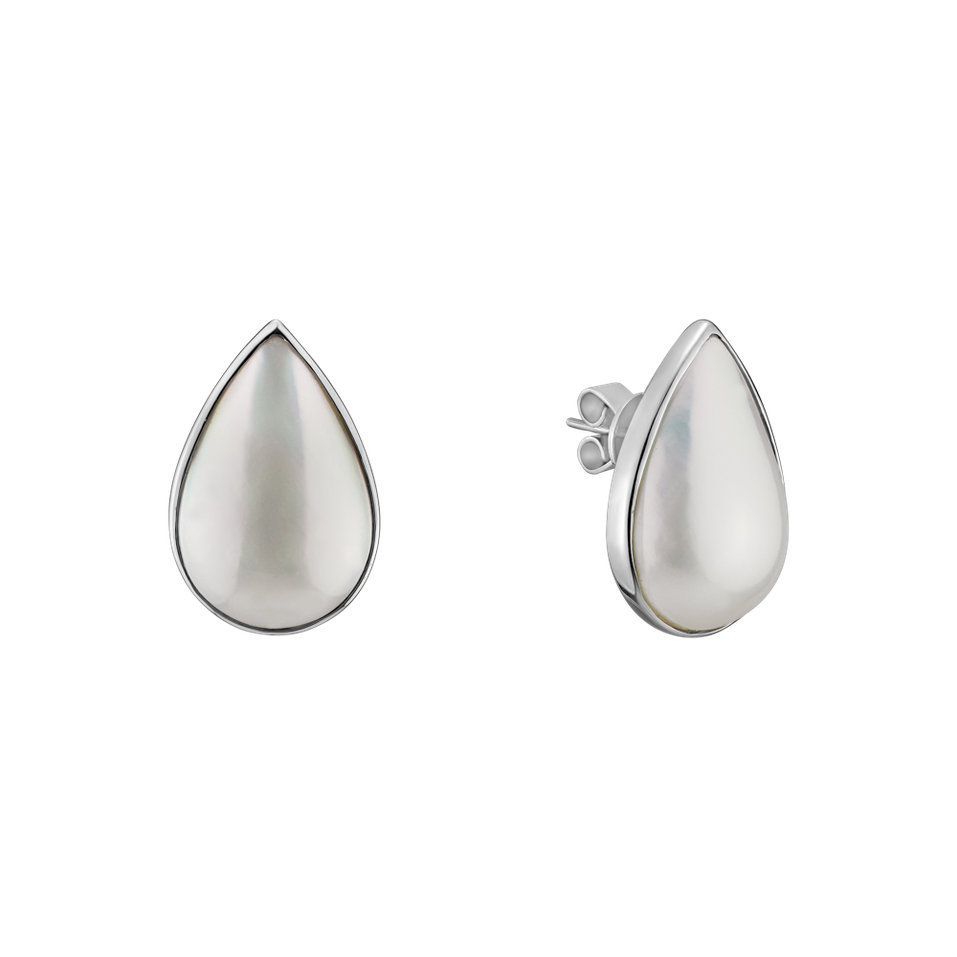 Earrings with Pearl Auban