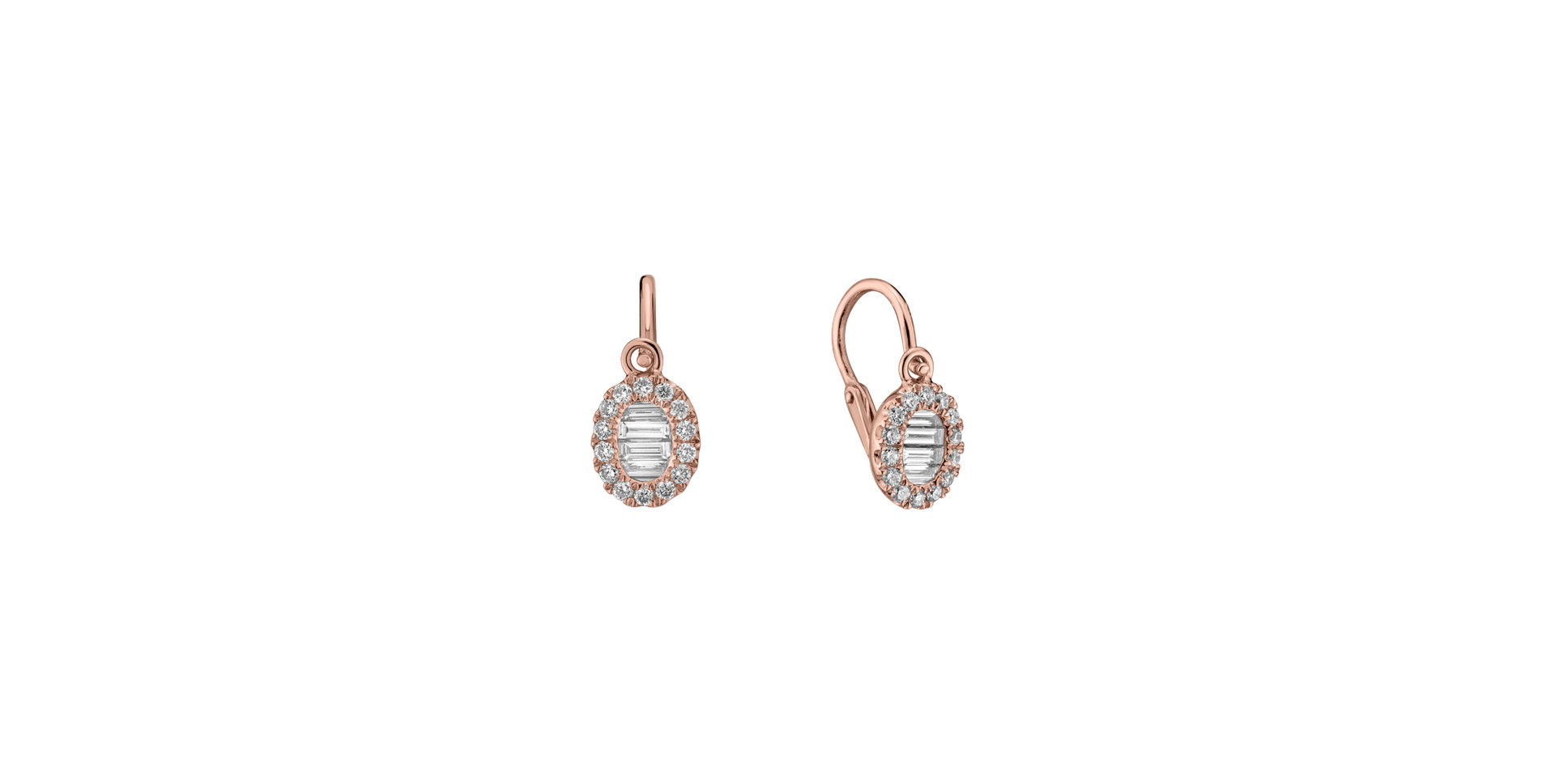 Children's diamond earrings Figaro
